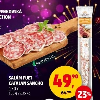 Salám Fuet Catalan Sancho