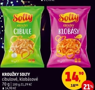 Snack Kroužky Solty