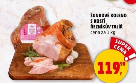Šunkové koleno s kostí Řezníkův Talíř
