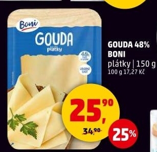 Sýr Gouda 48% Boni