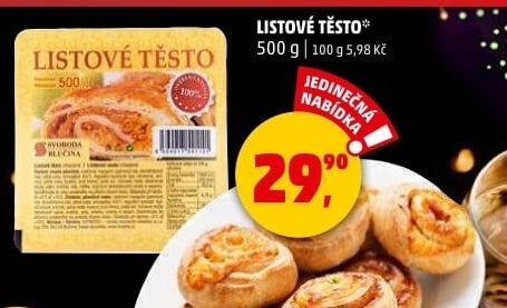 Těsto listové Svoboda Blučina