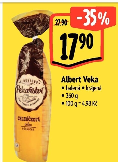 Veka chlebíčková Albert