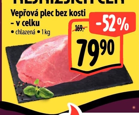Vepřová plec bez kosti