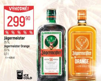 Bylinný likér Jägermeister