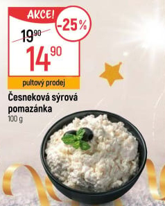 Česneková pomazánka se sýrem