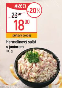 Hermelínový salát s juniorem