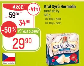 Sýr Hermelín Král sýrů