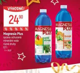 Voda ochucená plus Magnesia