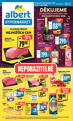 akční leták Albert 27.12.2025-31.12.2025