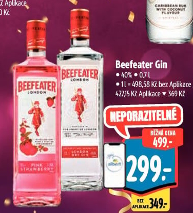 Gin ochucený Beefeater