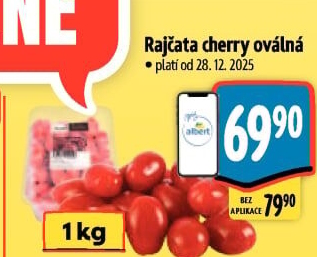 Rajčata cherry oválná