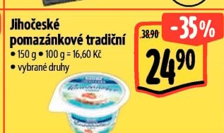 Tradiční pomazánkové Jihočeské Madeta