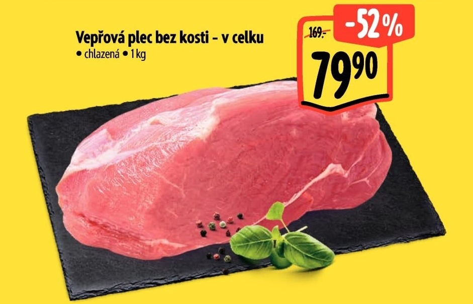 Vepřová plec bez kosti
