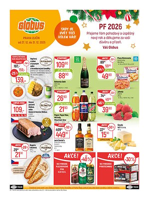 akční leták Globus 27.12.2025-31.12.2025