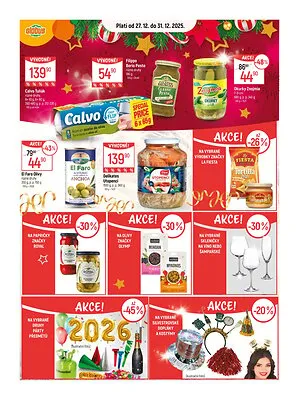 akční leták Globus 27.12.2025-31.12.2025