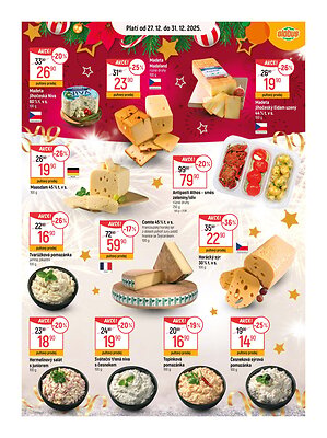 akční leták Globus 27.12.2025-31.12.2025
