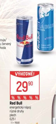 Energetický nápoj Red Bull