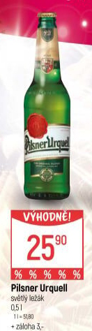 Pivo Pilsner Urquell
