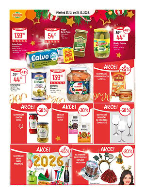 akční leták Globus 27.12.2025-31.12.2025