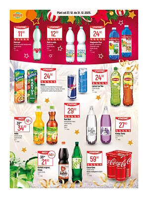 akční leták Globus 27.12.2025-31.12.2025