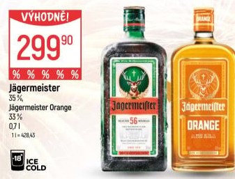 Bylinný likér Jägermeister