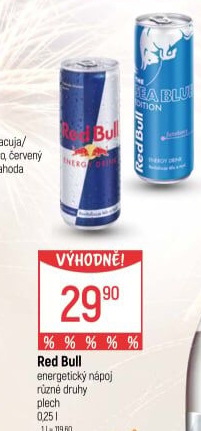 Energetický nápoj Red Bull