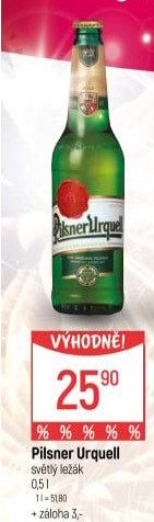 Pivo Pilsner Urquell