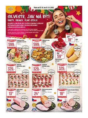 akční leták Globus 27.12.2025-31.12.2025