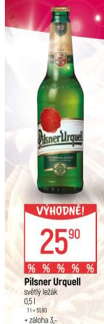 Pivo Pilsner Urquell