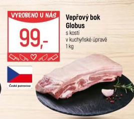 Vepřový bok s kostí Globus