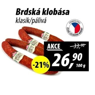 Brdská klobása Maso Příbram