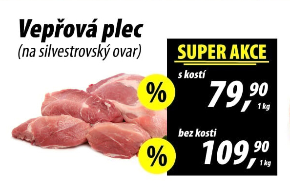 Vepřová plec s kostí