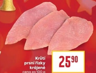 Krůtí prsní řízky