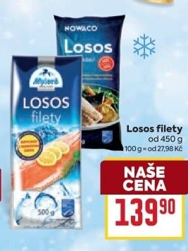 Losos filety mražený Mylord