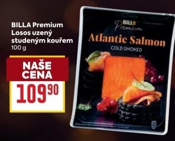 Losos uzený Premium Billa