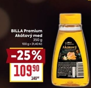 Med akátový Billa Premium