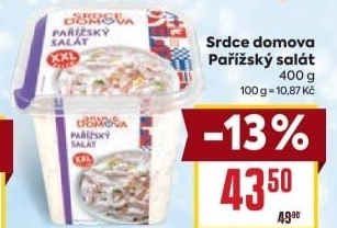 Pařížský salát Srdce Domova