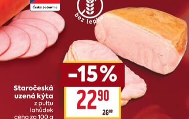 Staročeská kýta uzená