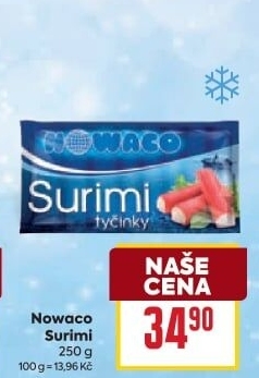 Surimi tyčinky mražené Nowaco