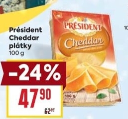 Sýr Cheddar Président