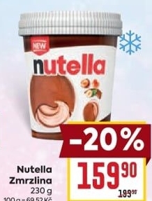 Zmrzlina Nutella