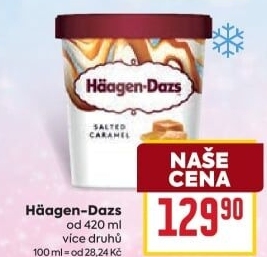 Zmrzlina v kelímku Häagen-Dazs