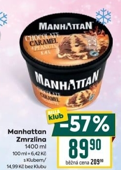 Zmrzlina v kelímku Manhattan Nestlé