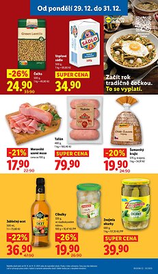 akční leták Lidl 29.12.2025-31.12.2025