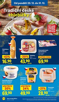akční leták Lidl 29.12.2025-31.12.2025