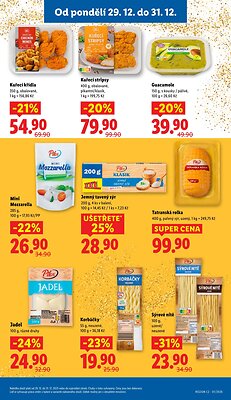 akční leták Lidl 29.12.2025-31.12.2025