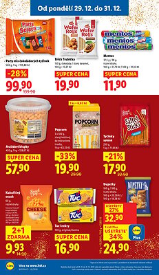 akční leták Lidl 29.12.2025-31.12.2025