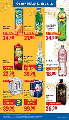 akční leták Lidl 29.12.2025-31.12.2025