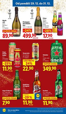 akční leták Lidl 29.12.2025-31.12.2025