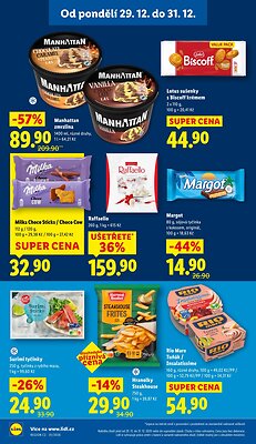 akční leták Lidl 29.12.2025-31.12.2025